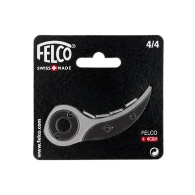 Image de Felco 4/4 Contre Lame de Rechange avec Rivets pour sécateurs 4, argentée (Lame fiable des Coupes précises 35 x 15 5 cm)