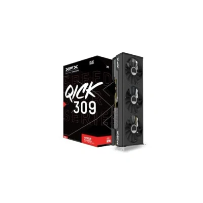 Image de XFX Carte Graphique de Jeu Speedster QICK309 Radeon RX 7600 XT Noire (RX 76TQICKBP)