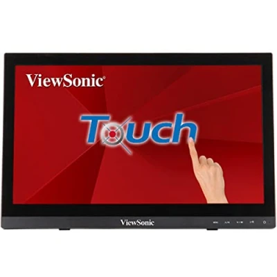 Image de ViewSonic TD1630 3 moniteur Portable tactile 16&#039;&#039; 1366 x 768, capacitif projeté 10 points, 190 nits, VGA, HDMI, haut parleurs, design en présentoir