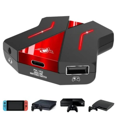 Image de SPIRIT OF GAMER Adaptateur CROSSGAME 2 Jouez en Clavier et Souris sur SWITCH / PS4 PS3 XBOX ONE Prise Jack 3,5 mm
