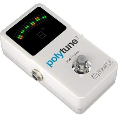 Image de TC Electronic Polytune 3 Accordeur Polyphonique Ultra Compact avec Multiples Modes D’Accordage et Buffer Bonafide Intégré