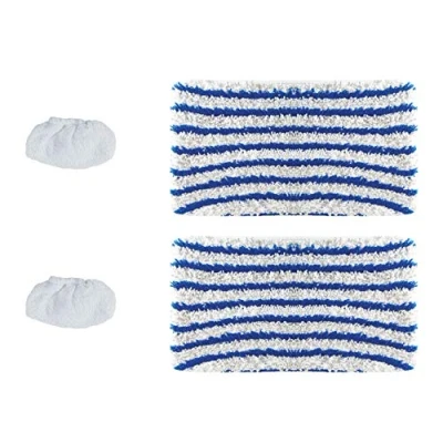 Image de Polti Vaporetto PAEU0357 kit de 2 serpillières et bonnettes compatibles avec 3 Clean