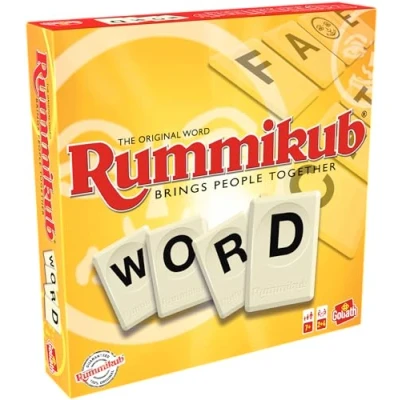 Image de Rummikub Word Version Multilingue Espagnole et Néerlandaise Jeu De Société avec des Lettres A Partir 7 Ans 2 à 4 Joueurs