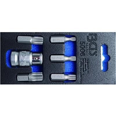 Image de BGS 5006 Jeu d’embouts 10 mm (3/8&quot;) denture multiple intérieure (pour XZN) 6 pièces