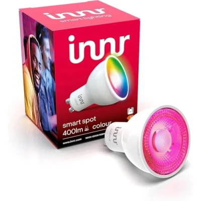 Image de INNR Ampoule connectée GU10 ZigBee 3.0 Multicolor + Blanc réglable 1800 a 6500K Intensité réglable. Neuf