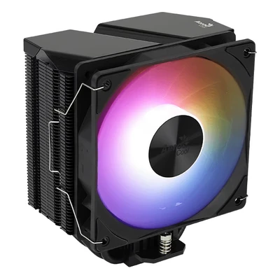 Image de Aerocool Rime 4 Processeur Refroidisseur d&#039;air 12 cm Noir 1 pièce(s) Neuf