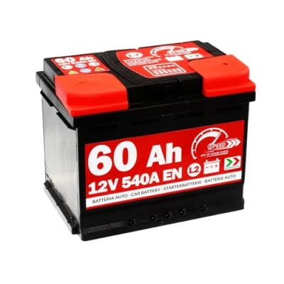 Image de Speed Batterie pour voiture, L260, 60 Ah, 540 A, avec pôle positif à droite, par SMC