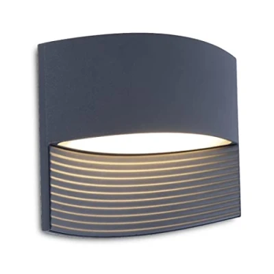 Image de Eco Light Applique murale extérieure LED en métal Anthracite 11 W