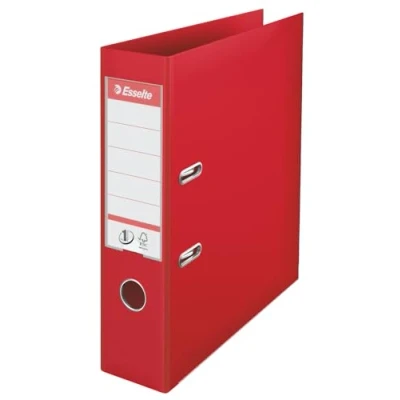 Image de &quot;Esselte No. 1 Lot de 10 classeurs à levier en plastique Rouge Format A4 7,5 cm&quot;
