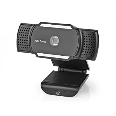 Image de NEDIS WCAM110BK Webcam 2K@30fps Autofocus Microphone intégré Noir