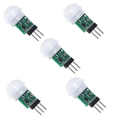 Image de ZkeeShop 5Pcs AM312 IR Sensor Mini Pyroelectric PIR Human Module Infrared Body Manual Motion Detector