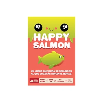Image de Exploding Kittens Happy Saumon Jeu de fêtes pour Adultes, Adolescents et Enfants à partir 6 Ans, 3 8 Joueurs, 90 Minutes par Partie Espagnol