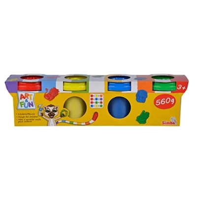 Image de Simba 106320642 Set de Pâte à Modeler Art &amp; Fun 560 g, 106320642, Multicolore