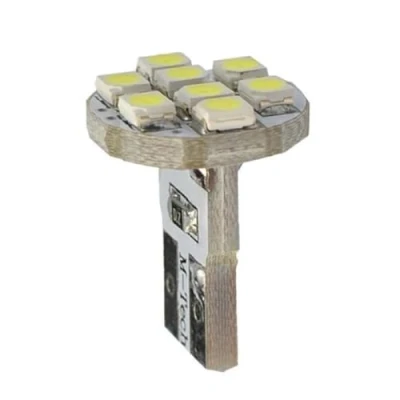 Image de Planet Line PL078W Ampoules LED T10 W5W 8LED Smd3528 12 V, Blanc, Set de 2