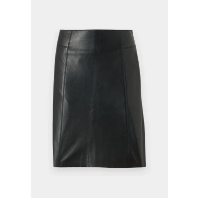 Image de Selected Femme Slfnew IBI MW B NOOS Jupe trapèze, Femme, Taille: 36, Black