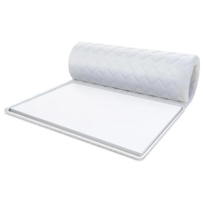 Image de FDM Surmatelas en Mousse Froide 120 x 200 cm Dureté H4 Hauteur env. 5 Convient aux Personnes allergiques Certifié Öko Tex Blanc