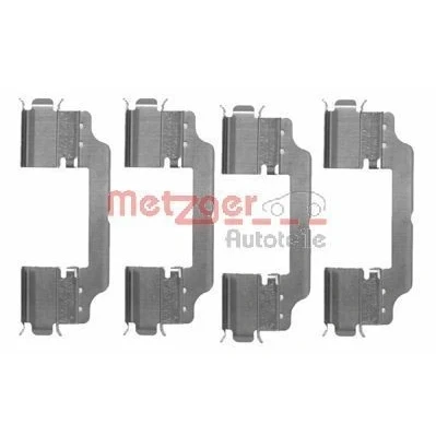 Image de METZGER 109 1716 Kit d&#039;accessoires, plaquette de frein à disque MERCEDES BENZ: Classe E Coupe, Berline, C AUDI: A6 C7 Avant