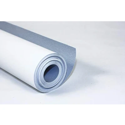 Image de Clairefontaine 34162C Un rouleau de papier à peindre 50x1 m 120g (1 face blanche, 1 bleue)