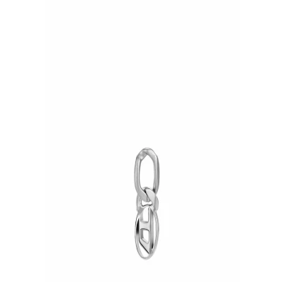 Image de Diesel Boucles d&#039;oreilles en acier inoxydable pour homme avec fermoir à anneau, taille unique, Laiton, Pas de gemme