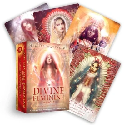 Image de The Divine Feminine Oracle: A 53 card Deck &amp; Guidebook for Embodying Love
