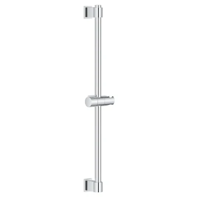 Image de GROHE Vitalio Universal Barre de Douche Murale 60cm, Diamètre 22mm, Fixation Réglable, A coller avec QuickGlue ou à visser, Chromé, 27724001