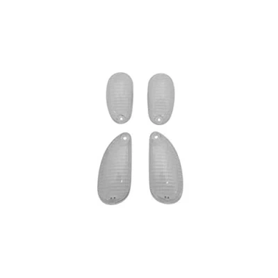 Image de CABOCHON CLIGNOTANT SCOOT ADAPTABLE PIAGGIO 50 TYPHOON 1993&gt;2005, NTT, NRG 1994&gt;2005 AV+AR TRANSPARENT (x4) REPLAY