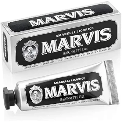 Image de Dentifrice MARVIS Menthe Réglisse 25ml Pour Adultes Mixte