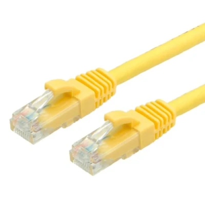 Image de Cordon VALUE Cat.6 (Classe E) UTP LSOH, jaune, 0,5 m