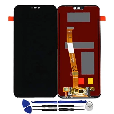 Image de OYOG Ecran pour Huawei P20 Lite/Nova 3e / ANE LX1 LX2 Vitre Tactile LCD Assemblé (sans Châssis) Remplacement Noir