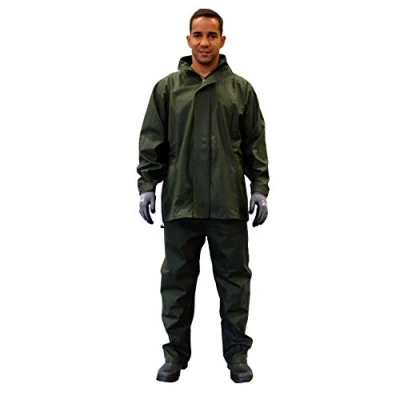 Image de Gahibre 431 Ensemble de pluie veste/pantalon en polyuréthane extra résistant