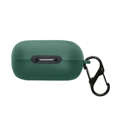 Image de kwmobile Housse pour écouteurs Compatible avec Anker soundcore C30i Coque de Protection en Silicone Vert foncé
