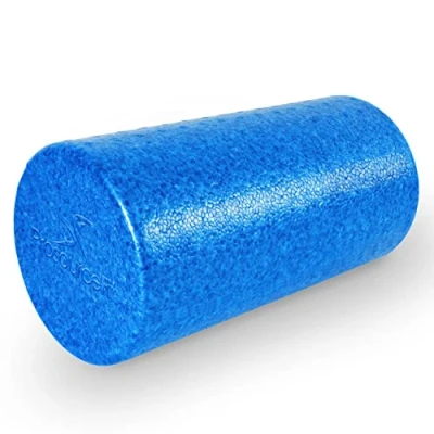 Image de ProsourceFit High Density Foam Rollers 12 inches long, Firm Full Body Athletic Massager for Back Stretching, Yoga, Pilates, Post Workout Trigger Point Release, Blue