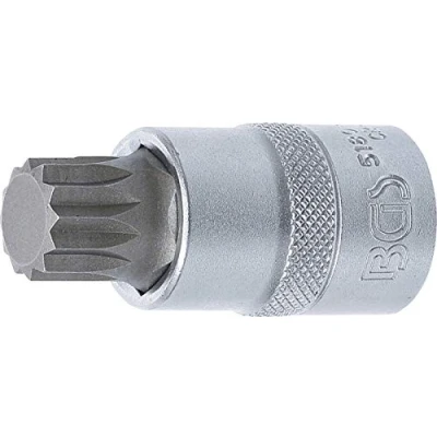 Image de BGS 5180 M17 Douille à embouts 12,5 mm (1/2&quot;) denture multiple intérieure (pour XZN)