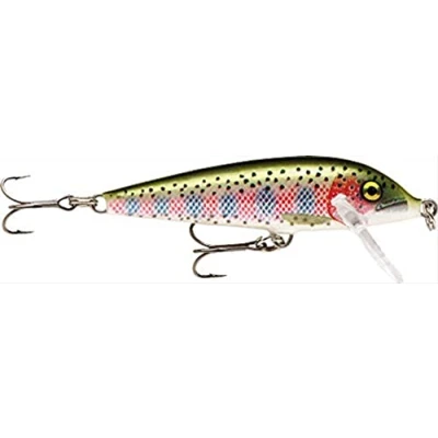 Image de Rapala Leurre de Pêche CountDown Matériel avec Construction Balsa d&#039;Eau Douce Profondeur Nage 0.9 1.8m Taille 5cm / 5g Fabriqué en Estonie Rainbow Trout