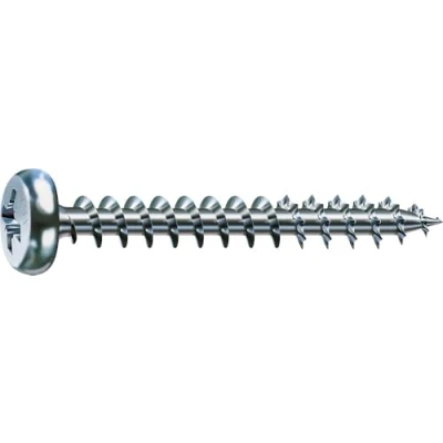 Image de Spax Vis universelle, tête bombée, cruciforme Z, 4 Cut, filetage galvanisé Blank a2j 0231010350125, 0/1031/001/3,0/15/ /01