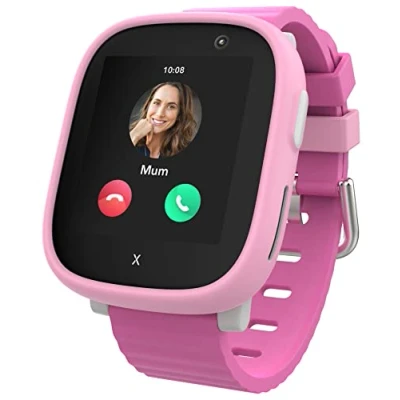 Image de XPLORA X6 Play Montre connectée pour Enfants (avec SIM) 4G, Appels, Messages, Mode école, Fonction SOS, localisation GPS, Appareil Photo, podomètre incluant 3 Mois d&#039;abonnement Gratuit (Rose)