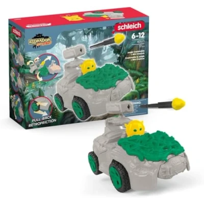 Image de schleich 42671 Crashmobile de La Jungle avec Mini Creature, dès 7 ans, ELDRADOR CREATURES coffret, 17 pièces