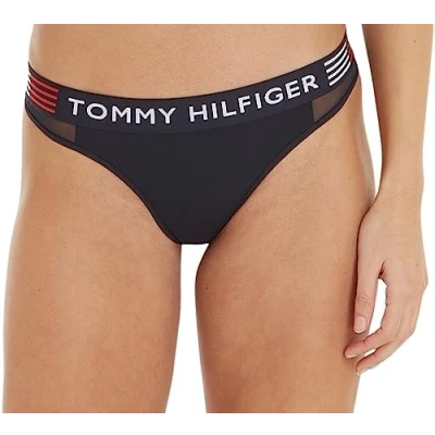 Image de Tommy Hilfiger Thong String, Femme, Taille: Medium, Desert sky
