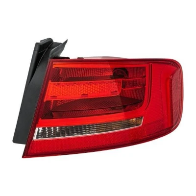 Image de HELLA 2VA 009 686 101 Feu arrière droit Partie extérieure P21W 12 Rouge avec ampoule, porte lampe AUDI: A4 B8 Berline