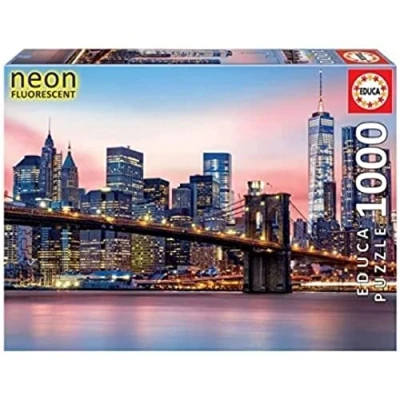 Image de Educa Brooklyn Bridge Puzzle de 1000 pièces Mesure approximative: 68 x 48 cm Inclut Fix pour accrocher Le Une Fois Fini À partir 14 Ans (19269)