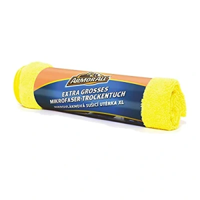 Image de Armor All Kit de Nettoyage Voiture Serviette séchage en Microfibre Jaune Taille XL