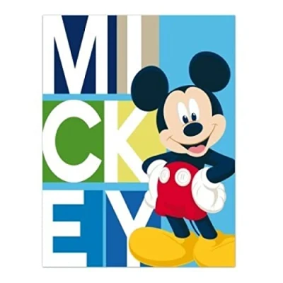 Image de AYMAX S.P.R.L. Couverture Polaire Mickey Mouse 140 x 100 cm
