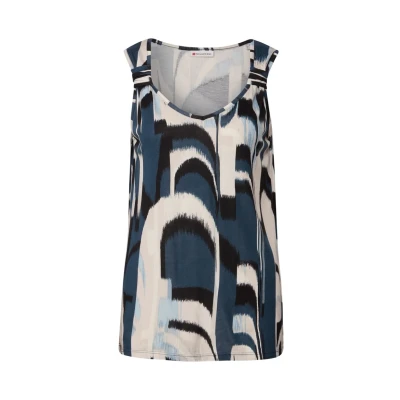Image de Street One MIT Knotendetail Débardeur, Femme, Taille: 36, Türkis
