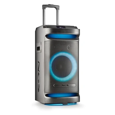 Image de Enceinte Portable NGS Wild Space 1 900W Bluetooth 5.3 Woofer 10&quot; Lumières LED RGB