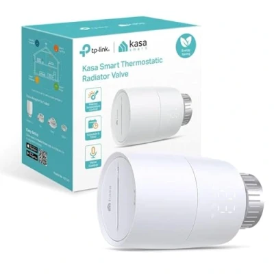 Image de TP Link Kasa Tête Thermostatique Connectée et Intelligente, Accessoire pour vos têtes de radiateurs, compatible avec Alexa Google Assistant, Économisez l&#039;énergie, Hub Requis, KE100