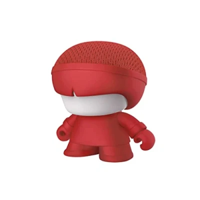 Image de Xoopar Mini Enceinte Bluetooth Portable Xboy Lumineuse LED Son Puissant 360 Télécommande Selfie Intégrée (Rouge)