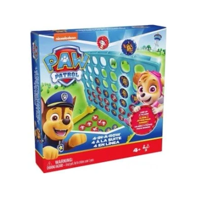 Image de pour Pat Patrouille Jeu Societe 4 a la Suite Marcus/Chase aligner pions Classique, Enfant 2 Joueurs Set Jouet et Carte