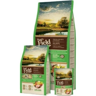 Image de Sam&#039;s Field Poulet Frais/Pomme De Terre Puppy 13 KG