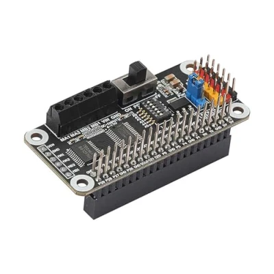 Image de SEENGREAT Moteur et servo Driver HAT Based on 40 broches, pour Raspberry Pi Zero W/Zero WH/2B/3B/3B+/4B, Adopting Dual Chips PCA9685+TB6612