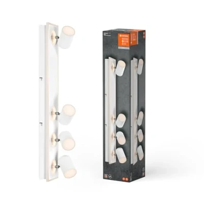 Image de LEDVANCE Spot pour plafond LED Mars, à 5 lampes, 4 spots LED, blanc